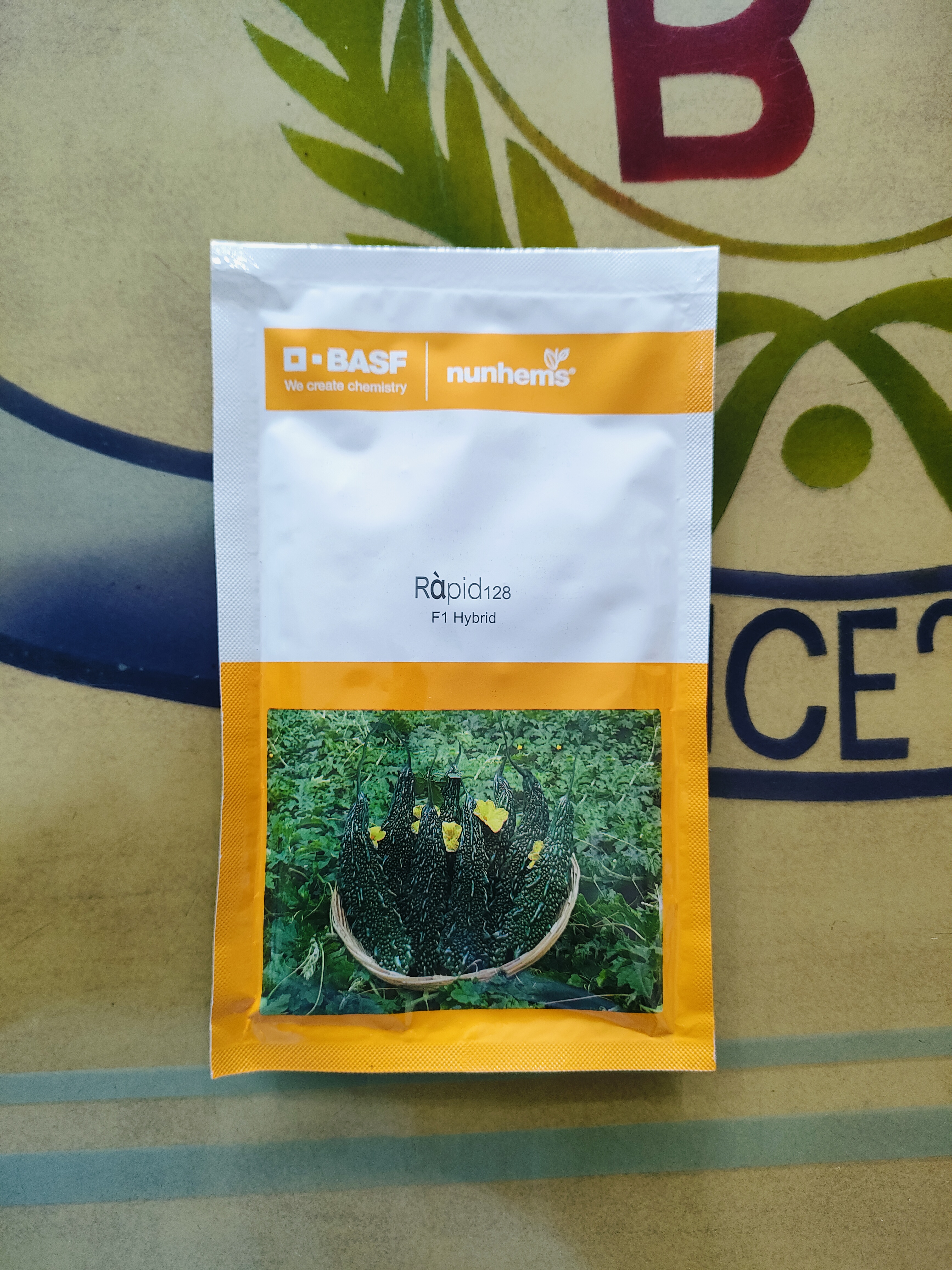 Rapid 128 -  F1 Hybrid Bitter Gourd Seeds | 35g ( 250N ) | BASF Nunhems