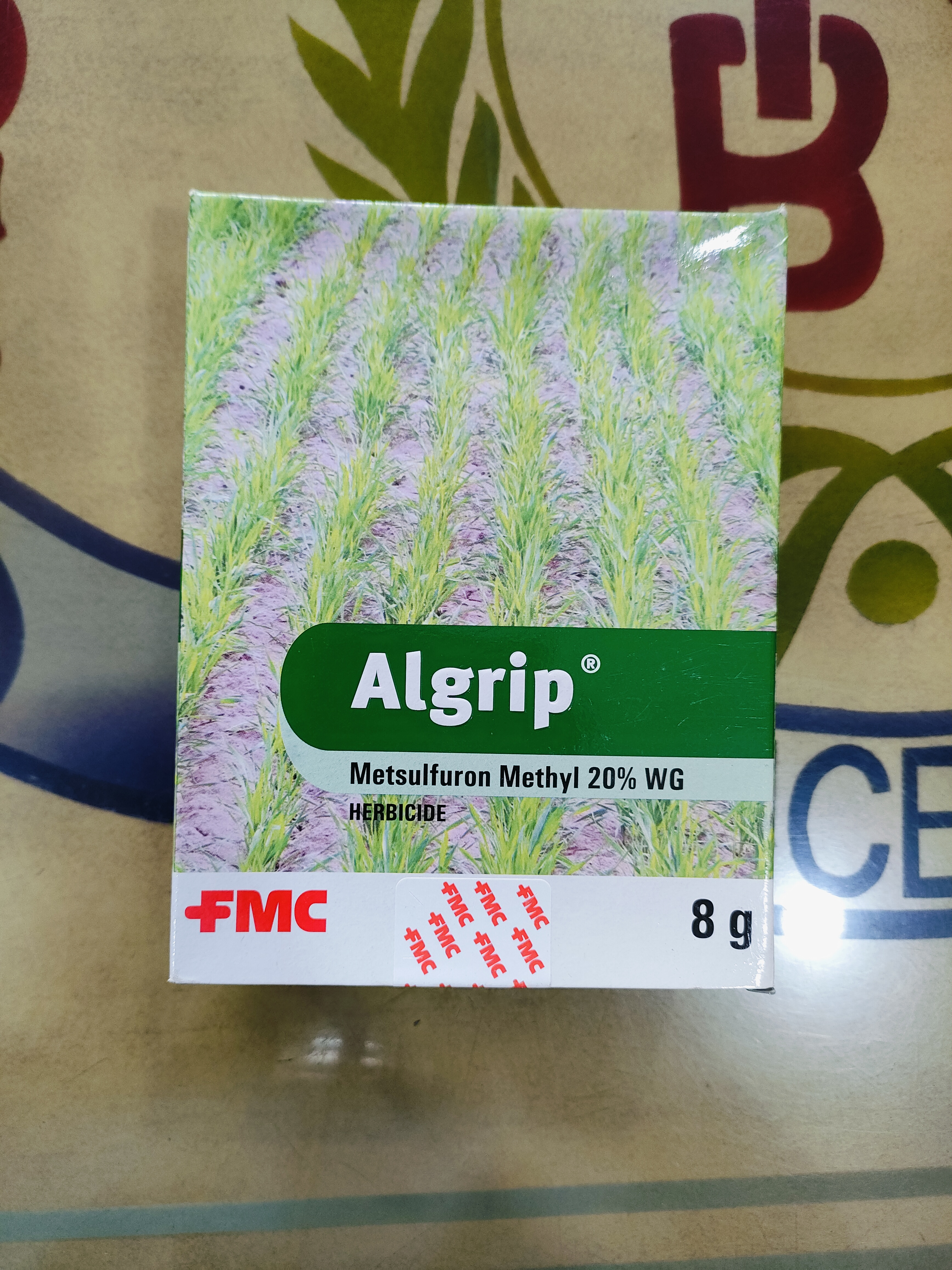 Algrrip Herbicide - FMC | 8g + 200ml | (Metsulfuron Methyl 20% WG)